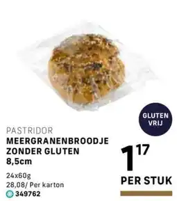 Bidfood Pastridor meergranenbroodje zonder gluten aanbieding