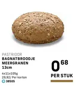 Bidfood Pastridor bagnatbroodje meergranen aanbieding
