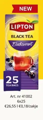 Bidfood Lipton black tea blackcurrant aanbieding