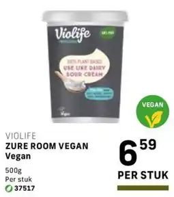 Bidfood Violife zure room vegan aanbieding