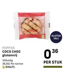 Bidfood Poppies coco choc aanbieding