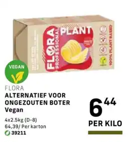 Bidfood Flora alternatief voor ongezouten boter vegan aanbieding