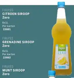 Bidfood Fruiss Сitroen Siroop Zero aanbieding