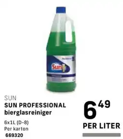 Bidfood Sun professional bierglasreiniger aanbieding