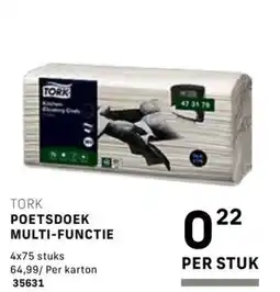 Bidfood Tork poetsdoek multi-functie aanbieding
