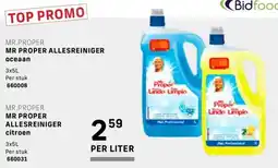 Bidfood Mr proper allesreiniger aanbieding