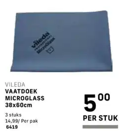 Bidfood Vileda vaatdoek microglass aanbieding