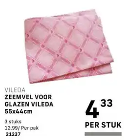 Bidfood Vileda zeemvel voor glazen vileda aanbieding