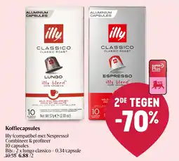 Delhaize Koffiecapsules Illy aanbieding
