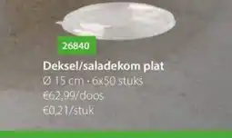 Bidfood Deksel/saladekom plat aanbieding