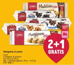 Delhaize Minigebak of wafels aanbieding