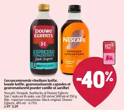 Delhaize Geconcentreerde vloeibare koffie aanbieding