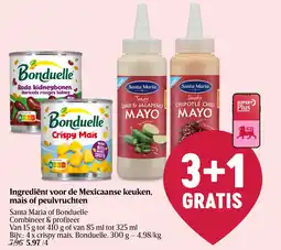 Delhaize Ingredient voor de Mexicaanse keuken, mais of peulvruchten aanbieding
