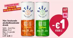 Delhaize Stëlz - Iced Tea Niet-bruisende alcoholhoudende drank aanbieding