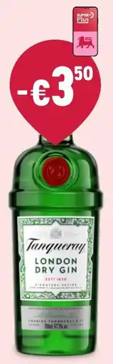 Delhaize Tangueray london dry gin aanbieding