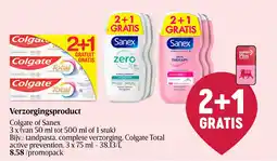 Delhaize Verzorgingsproduct Colgate of Sanex aanbieding