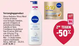 Delhaize Nivea crème of lotion aanbieding