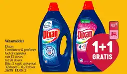Delhaize Wasmiddel Dixan aanbieding
