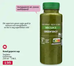 Delhaize Koud geperst sap aanbieding