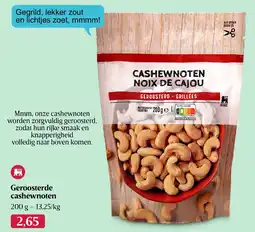 Delhaize Geroosterde cashewnoten aanbieding