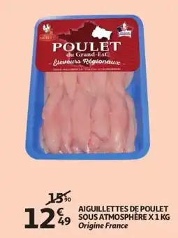 Auchan Aiguillettes de poulet aanbieding
