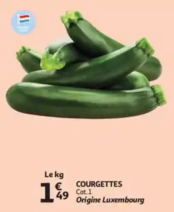 Auchan courgettes aanbieding
