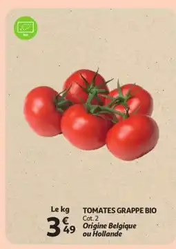 Auchan tomates grappe bio aanbieding