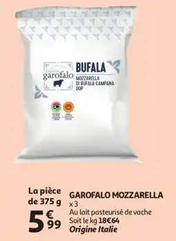 Auchan Garofalo mozzarella aanbieding