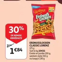 Auchan erdnusslocken classic lorenz aanbieding