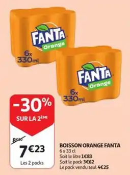 Auchan Boisson orange fanta aanbieding
