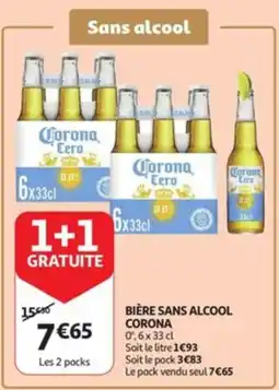 Auchan Bière sans alcool corona aanbieding
