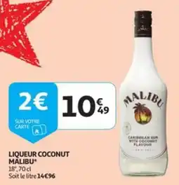 Auchan Liqueur coconut malibu aanbieding