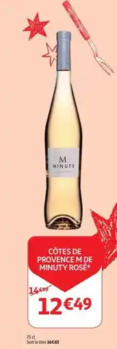 Auchan Côtes de Provence m de minuty rosé aanbieding