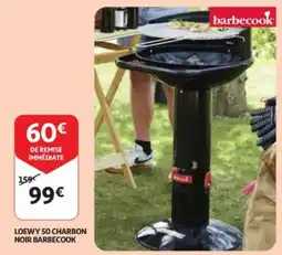 Auchan Loewy 50 charbon noir barbecook aanbieding