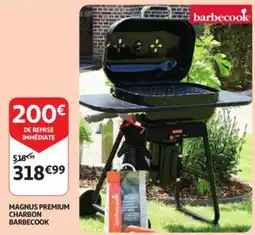 Auchan magnus premium charcoal barbecook aanbieding