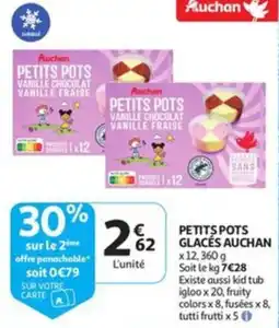 Auchan petits pots glacés auchan aanbieding