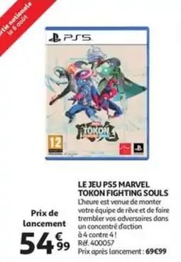 Auchan Le jeu ps5 marvel tokon fighting souls aanbieding