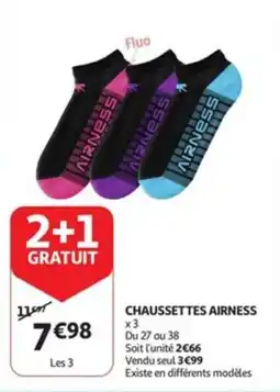 Auchan Chaussettes airness aanbieding