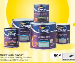 Karwei Flexa Creations muurverf aanbieding