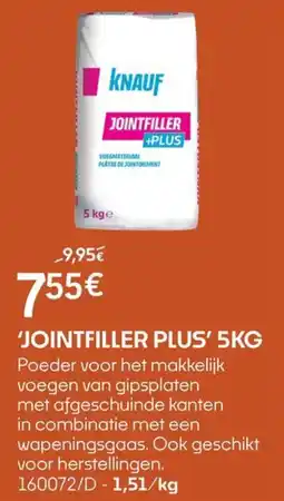 HandyHome jointfiller plus 5kg aanbieding