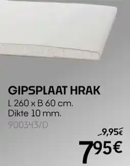 HandyHome Gipsplaat hraak aanbieding