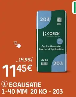 HandyHome Egalisatie aanbieding