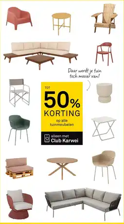 Karwei Op alle tuinmeubelen aanbieding