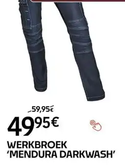 HandyHome Werkbroek 'Mendura Darkwash' aanbieding