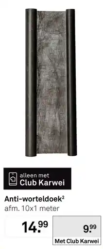 Karwei Anti-worteldoek aanbieding
