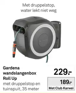 Karwei gardena wandslangenbox roll up aanbieding