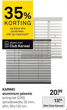 Karwei aluminium jaloezie aanbieding