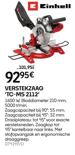 HandyHome Verstekzaag 'TC-MS 2112' aanbieding