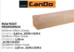 HandyHome Ruw hout promopack aanbieding