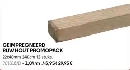 HandyHome Geïmpregneerd ruw hout promopack aanbieding
